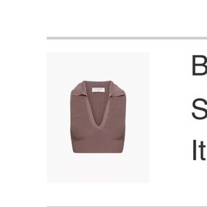 Women's Deep Taupe Sleeveless Top